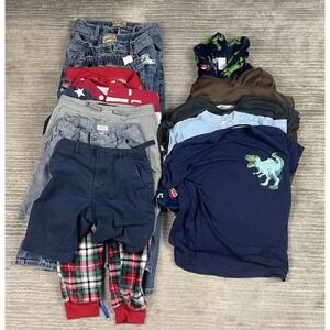 Lot of 14 Boys Clothing 10-12 Mixed Season Wrangler Mossy Oak Old Navy Minecraft